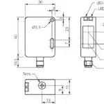 Laser fotocel LH 41 M 350 G4L-T4 Di-Soric