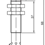 Inductieve sensor INS-M12-N04NO-B3 Di-Soric