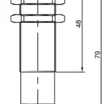 Inductieve sensor INS-M18-B08PO-B3 Di-soric