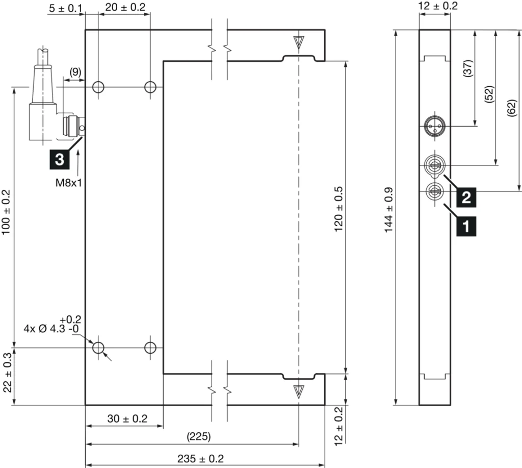 Vorksensor OGU 120/205 G3/T3 Di-Soric