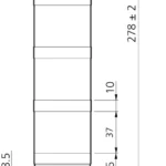 Signaaltoren SBT-RGB-R50-5B-B5 Di-Soric