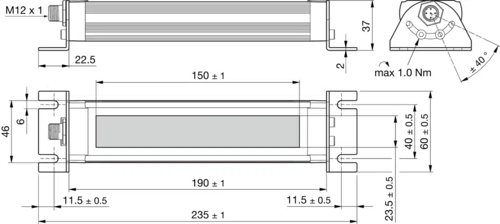 Machineverlichting MB-R-190-B5 Di-Soric