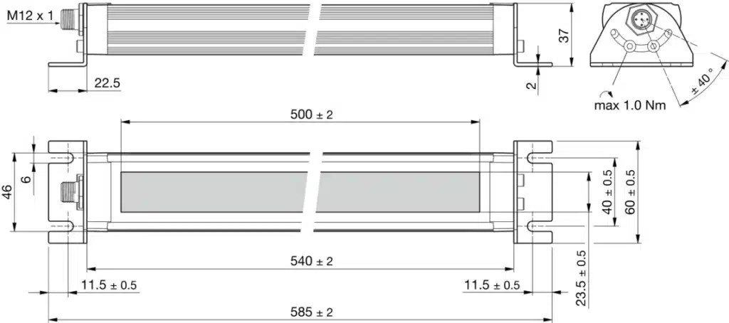 Machineverlichting MB-R-540-B5 Di-soric