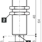 Inductieve benadering schakelaar DCB 18 MB 08 PS-B3