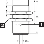 Inductieve sensor DCC 30 M 40 PSLK Di-Soric