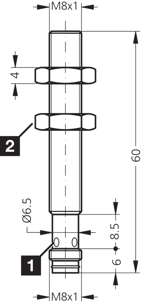 Inductieve sensoren DCC 08 M 03 PSK-TSL Di-soric