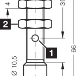 Inductieve sensor DCC 08 M 06 POK-IBSL Di-Soric