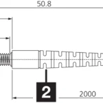 Optische fiber KLE-M4-T2-1 van Di-Soric.