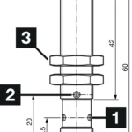 Capacitieve sensor KNS M12KM 4B G3-B3 Di-soric