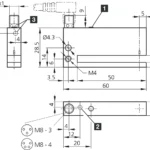 Optische label sensor OGUTI 005/50 FG3K-TS Di-Soric
