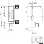 Retroreflectieve sensor OR 6-41 K4 P1-T3 Di-Soric