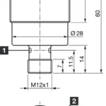 Ultrsonoor sensor US 30 M 3000 IU-B4 Di-Soric