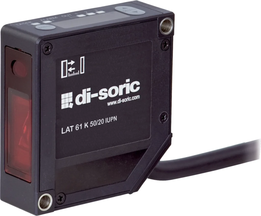 Optical distance lasersensor LAT 61 K 120/120 IUPN Di-Soric