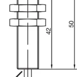 Inductieve sensor INS-M12-N04PS-2C Di-soric