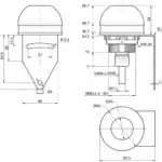 Signaallamp SBP-FK-R50D-1S-2M Di-Soric