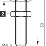Inductieve sensor INW D7C 08 V 03 PSK-TSL Di-Soric
