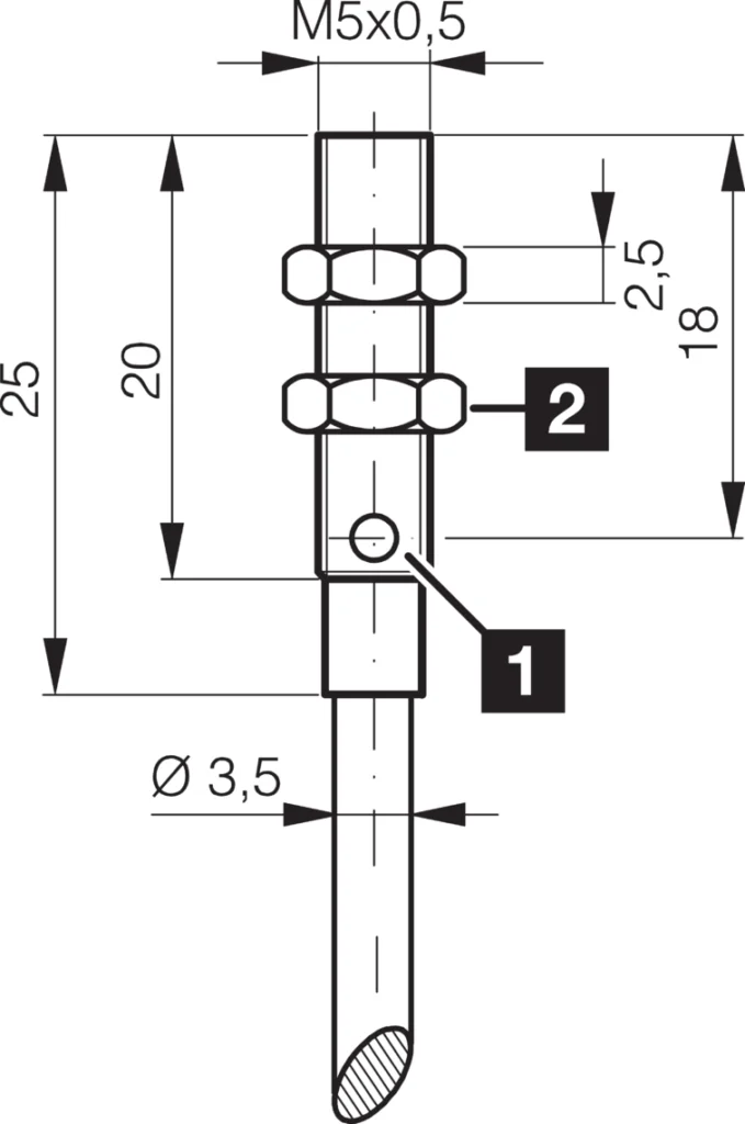 Inductieve sensoren DCC 05 V 1.5 PSLK Di-Soric