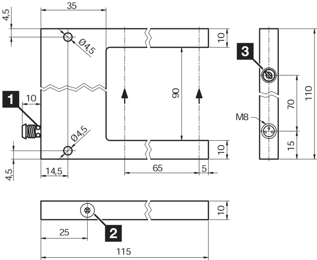 Vorksensor ODG 90 P3K-TSSL Di-Soric