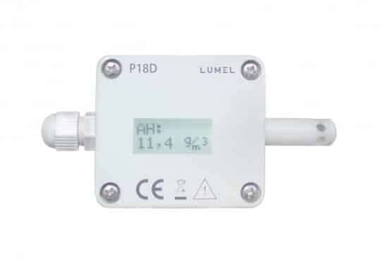 Vochtigheids- en temperatuurtransmitters LCD P18D 100M0 Lumel